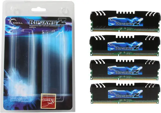 Alt view image 3 of 3 - G.SKILL Ripjaws Z Series 8GB (4 x 2GB) DDR3 2133 (PC3 17000) Desktop Memory Model F3-17000CL9Q-8GBZH