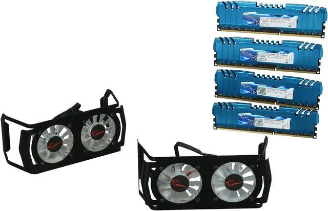 Main image of G.SKILL Ripjaws Z Series 16GB (4 x 4GB) DDR3 2400 (PC3 19200) Desktop Memory Model F3-19200CL9Q-16GBZMD