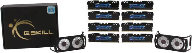 Alt view image 5 of 5 - G.SKILL Ripjaws Z Series 64GB (8 x 8GB) DDR3 2400 (PC3 19200) Desktop Memory Model F3-19200CL10Q2-64GBZHD