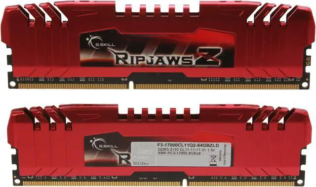 メモリー G.Skill Ripjaws Z DDR3 64GB (8GB x 8) メモリー G.Skill Ripjaws Z DDR3 64GB (8GB x 8) G.Skill Ripjaws Z