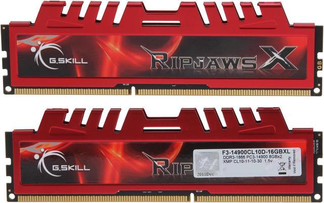 G.SKILL Ripjaws X Series 16GB (2 x 8GB) DDR3 1866 (PC3 14900