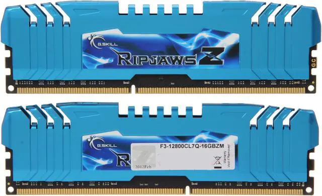 Alt view image 2 of 3 - G.SKILL Ripjaws Z Series 16GB (4 x 4GB) DDR3 1600 (PC3 12800) Desktop Memory Model F3-12800CL7Q-16GBZM