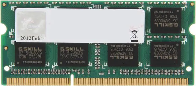 Main image of G.SKILL Standard Series 8GB 204-Pin DDR3 SO-DIMM DDR3 1333 (PC3 10600) Laptop Memory Model F3-1333C9S-8GSA
