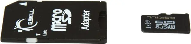 Alt view image 4 of 4 - G.SKILL 16GB microSDHC Flash Card Model FF-TSDG16GA-C6