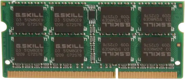 Alt view image 2 of 3 - G.SKILL 8GB 204-Pin DDR3 SO-DIMM DDR3 1600 (PC3 12800) Laptop Memory Model F3-1600C10S-8GSQ