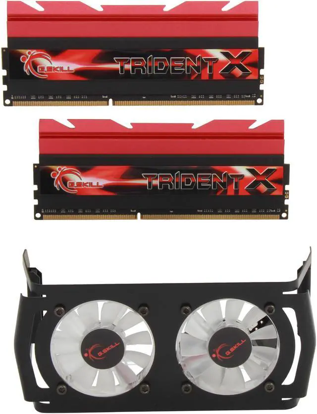 Main image of G.SKILL TridentX Series 8GB (2 x 4GB) DDR3 2666 (PC3 21300) Desktop Memory Model F3-2666C10D-8GTXD