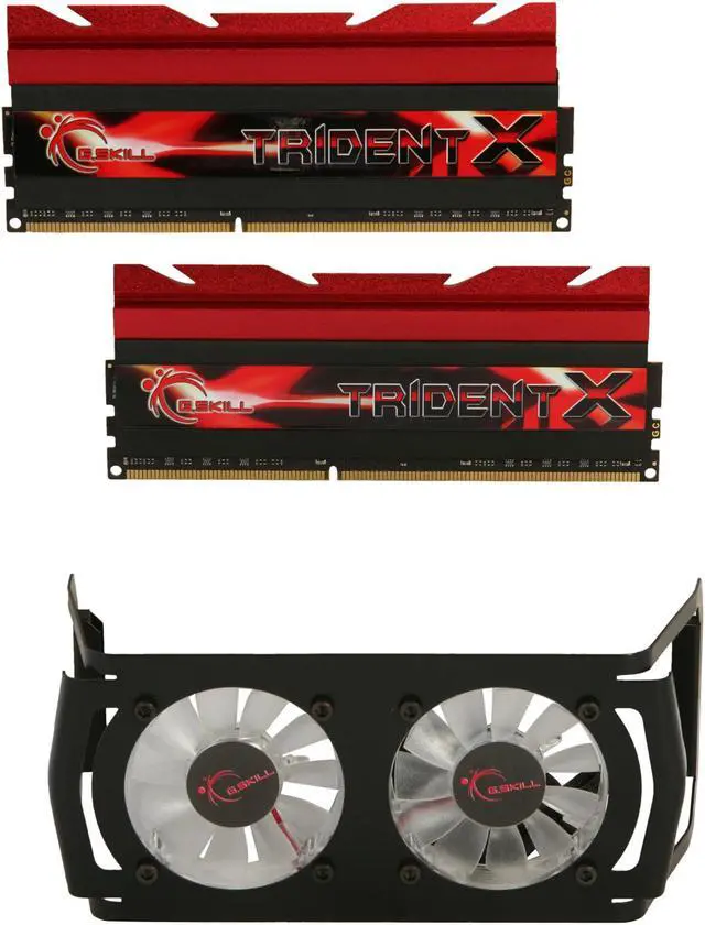 Main image of G.SKILL TridentX Series 8GB (2 x 4GB) DDR3 2666 (PC3 21300) Desktop Memory Model F3-2666C11D-8GTXD