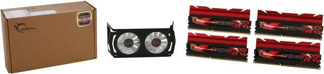 Alt view image 5 of 5 - G.SKILL TridentX Series 16GB (4 x 4GB) DDR3 2666 (PC3 21300) Desktop Memory Model F3-2666C11Q-16GTXD