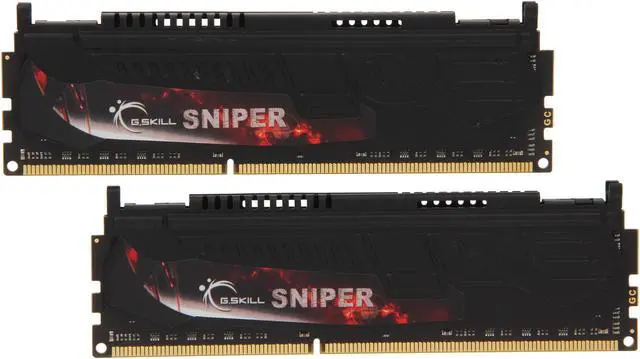 Main image of G.SKILL Sniper Gaming Series 16GB (2 x 8GB) DDR3 1600 (PC3 12800) Desktop Memory Model F3-1600C9D-16GSR