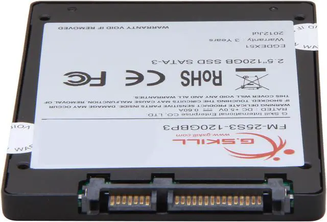 Alt view image 4 of 6 - G.SKILL Phoenix III FM-25S3-120GBP3 2.5" 120GB SATA III Internal 7mm Solid State Drive (SSD)