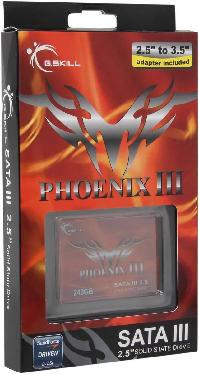 Main image of G.SKILL Phoenix III FM-25S3-240GBP3 2.5" 240GB SATA III Internal 7mm Solid State Drive (SSD)