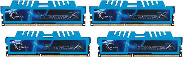 Main image of G.SKILL Ripjaws X Series 32GB (4 x 8GB) DDR3 1866 (PC3 14900) Desktop Memory Model F3-1866C9Q-32GXM