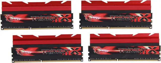 Main image of G.SKILL TridentX Series 32GB (4 x 8GB) DDR3 2133 (PC3 17000) Desktop Memory Model F3-2133C9Q-32GTX