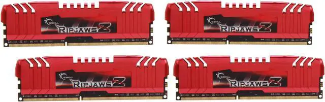 Main image of G.SKILL Ripjaws Z Series 32GB (4 x 8GB) DDR3 2133 (PC3 17000) Desktop Memory Model F3-2133C11Q-32GZL
