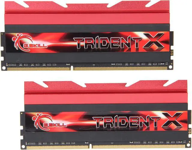 Main image of G.SKILL TridentX Series 16GB (2 x 8GB) DDR3 1600 (PC3 12800) Desktop Memory Model F3-1600C7D-16GTX