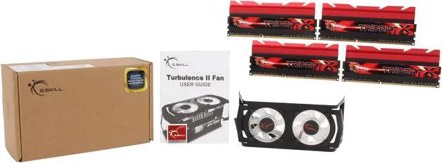 Alt view image 7 of 7 - G.SKILL TridentX Series 32GB (4 x 8GB) DDR3 2666 (PC3 21300) Desktop Memory Model F3-2666C12Q-32GTXD