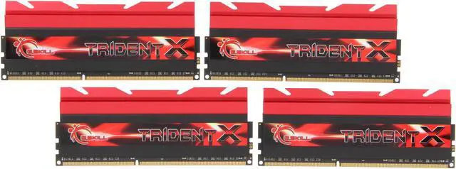Alt view image 2 of 7 - G.SKILL TridentX Series 32GB (4 x 8GB) DDR3 2666 (PC3 21300) Desktop Memory Model F3-2666C12Q-32GTXD