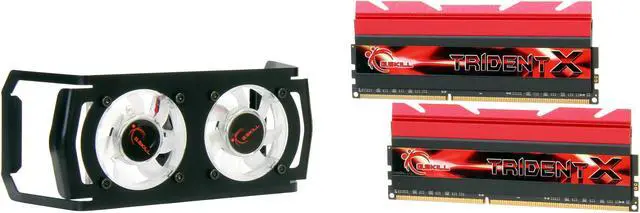 Main image of G.SKILL TridentX Series 8GB (2 x 4GB) DDR3 2800 (PC3 22400) Desktop Memory Model F3-2800C12D-8GTXDG