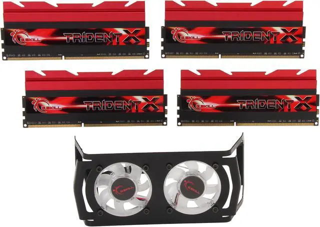 Main image of G.SKILL TridentX Series 32GB (4 x 8GB) DDR3 2933 (PC3 23400) Desktop Memory Model F3-2933C12Q-32GTXDG