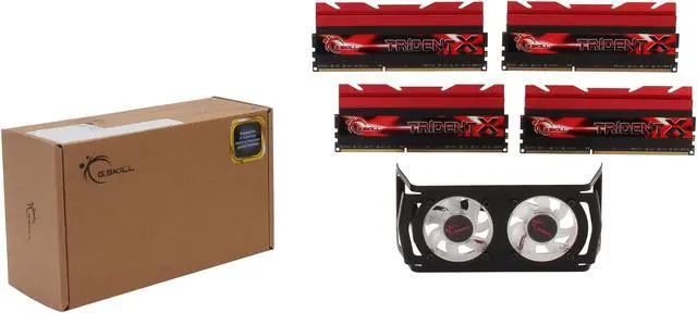 Alt view image 5 of 5 - G.SKILL TridentX Series 32GB (4 x 8GB) DDR3 2933 (PC3 23400) Desktop Memory Model F3-2933C12Q-32GTXDG