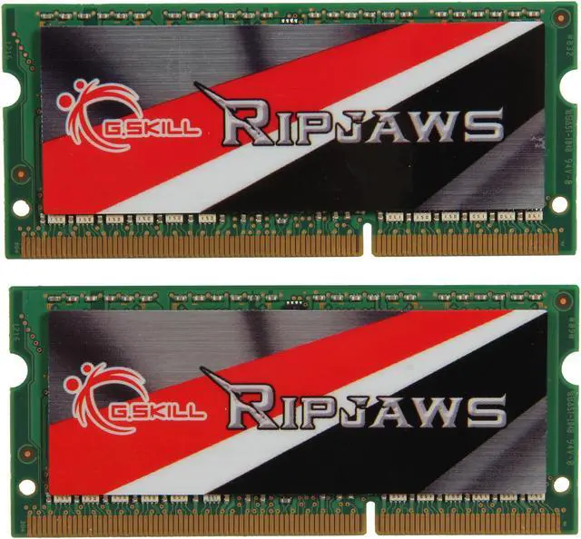 Alt view image 2 of 3 - G.SKILL Ripjaws Series 8GB (2 x 4GB) 204-Pin DDR3 SO-DIMM DDR3L 1600 (PC3L 12800) Laptop Memory Model F3-1600C9D-8GRSL