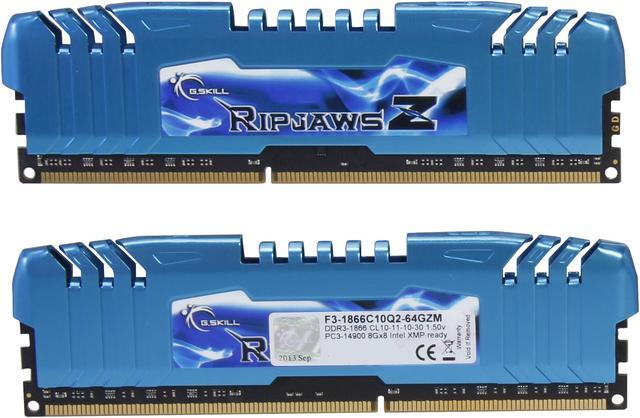 【最安値挑戦】 Ripjaws G.SKILL Z 14900 (PC3 1866 DDR3 8GB) x (8 64GB Series メモリー