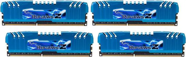 Main image of G.SKILL Ripjaws Z Series 32GB (4 x 8GB) DDR3 2133 (PC3 17000) Desktop Memory Model F3-2133C10Q-32GZM