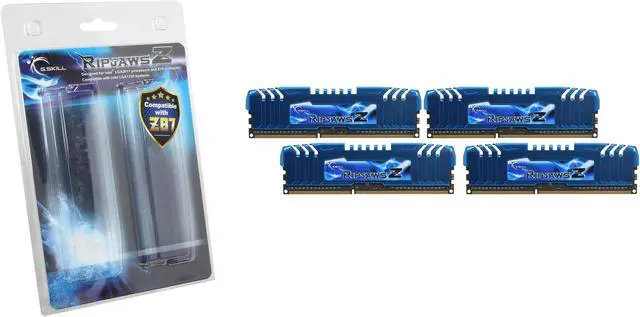 Alt view image 3 of 3 - G.SKILL Ripjaws Z Series 16GB (4 x 4GB) DDR3 2133 (PC3 17000) Desktop Memory Model F3-2133C10Q-16GZM