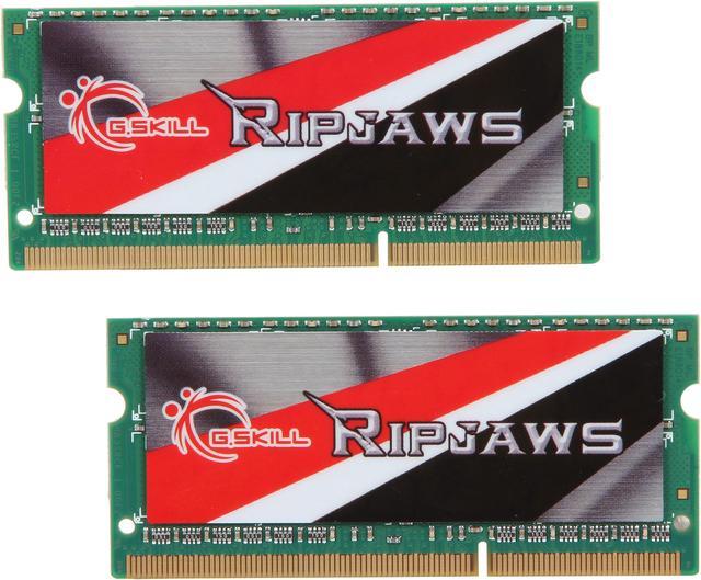 G.SKILL Ripjaws Series 8GB (2 x 4GB) 204-Pin DDR3 SO-DIMM DDR3L 1600 (PC3L  12800) Laptop Memory Model F3-1600C11D-8GRSL