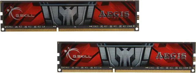 Main image of G.SKILL AEGIS 16GB (2 x 8GB) DDR3L 1600 (PC3L 12800) Desktop Memory Model F3-1600C11D-16GISL