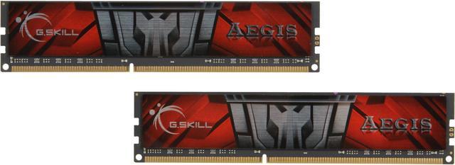 G.SKILL AEGIS 8GB (2 x 4GB) DDR3 1600 (PC3 12800) Desktop Memory Model  F3-1600C11D-8GIS