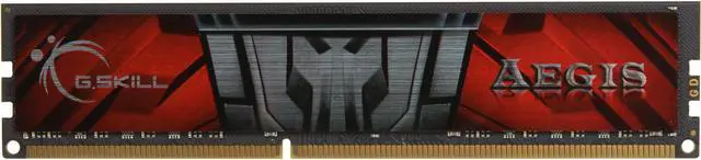 Main image of G.SKILL AEGIS 8GB 240-Pin PC RAM DDR3 1600 (PC3 12800) Desktop Memory Model F3-1600C11S-8GIS