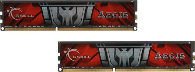 Main image of G.SKILL AEGIS 16GB (2 x 8GB) DDR3 1600 (PC3 12800) Desktop Memory Model F3-1600C11D-16GIS