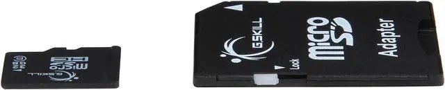 Alt view image 3 of 5 - G.SKILL 32GB MicroSD Flash Card w/ SD Adapter Model FF-TSDG32GA-C6P