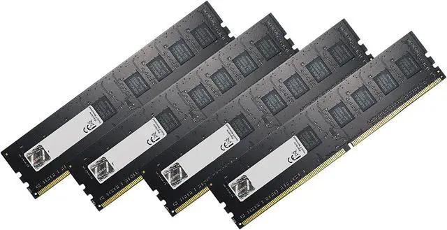 Main image of G.SKILL Value 16GB (4 x 4GB) DDR4 2400 (PC4 19200) Desktop Memory Model F4-2400C15Q-16GNT