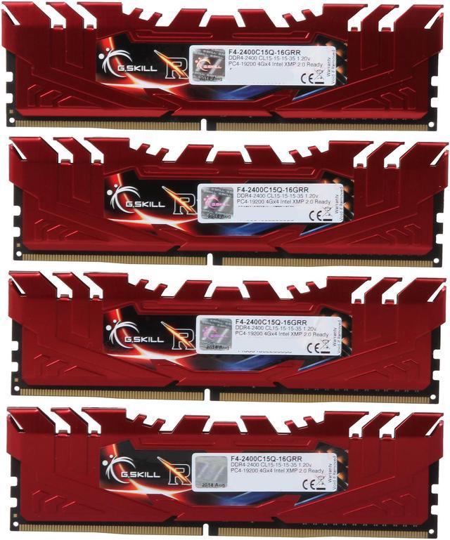 G.SKILL Ripjaws 4 Series 16GB (4 x 4GB) DDR4 2400 (PC4 19200