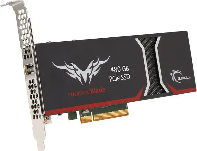 Main image of G.SKILL Phoenix Blade Half Height 480GB PCI-Express 2.0 x8 MLC Internal Solid State Drive (SSD) FM-PCx8G2R4-480G