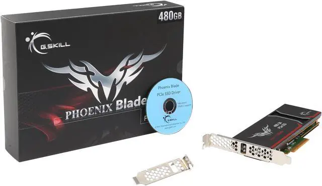 Alt view image 5 of 5 - G.SKILL Phoenix Blade Half Height 480GB PCI-Express 2.0 x8 MLC Internal Solid State Drive (SSD) FM-PCx8G2R4-480G