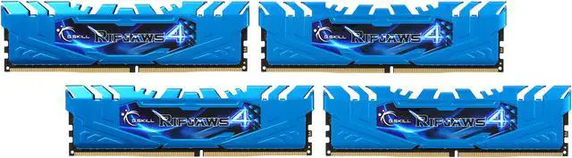 Main image of G.SKILL Ripjaws 4 Series 16GB (4 x 4GB) DDR4 2666 (PC4 21300) Memory Kit Model F4-2666C16Q-16GRB