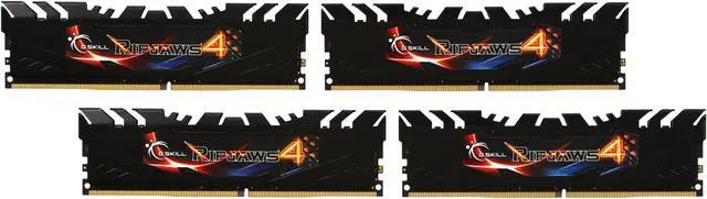 Main image of G.SKILL Ripjaws 4 Series 32GB (4 x 8GB) DDR4 2800 (PC4 22400) Extreme Performance Memory Kit Model F4-2800C16Q-32GRK