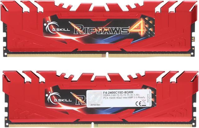 G.SKILL Ripjaws 4 Series 8GB (2 x 4GB) 288-Pin PC RAM DDR4 2400