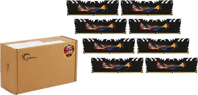 G.SKILL Ripjaws 4 Series 64GB (8 x 8GB) 288-Pin PC RAM DDR4