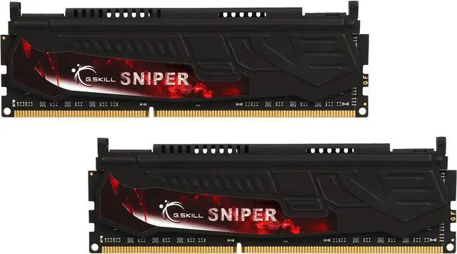 Main image of G.SKILL Sniper Series 16GB (2 x 8GB) DDR3 1600 (PC3 12800) Memory Model F3-1600C10D-16GSR