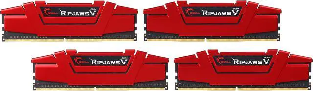 Main image of G.SKILL Ripjaws V Series 16GB (4 x 4GB) 288-Pin DDR4 SDRAM DDR4 2800 (PC4 22400) Desktop Memory Model F4-2800C15Q-16GVR