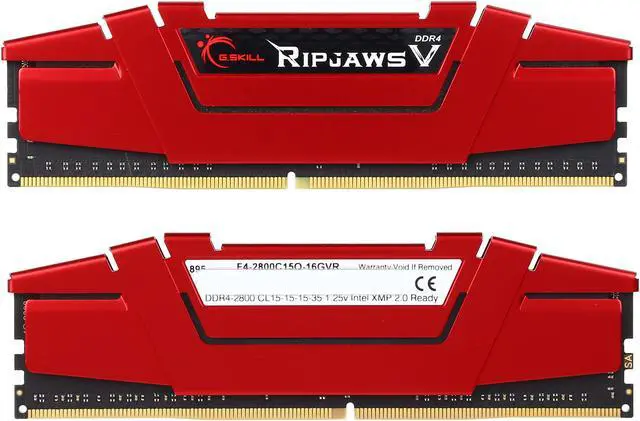 Alt view image 2 of 3 - G.SKILL Ripjaws V Series 16GB (4 x 4GB) 288-Pin DDR4 SDRAM DDR4 2800 (PC4 22400) Desktop Memory Model F4-2800C15Q-16GVR