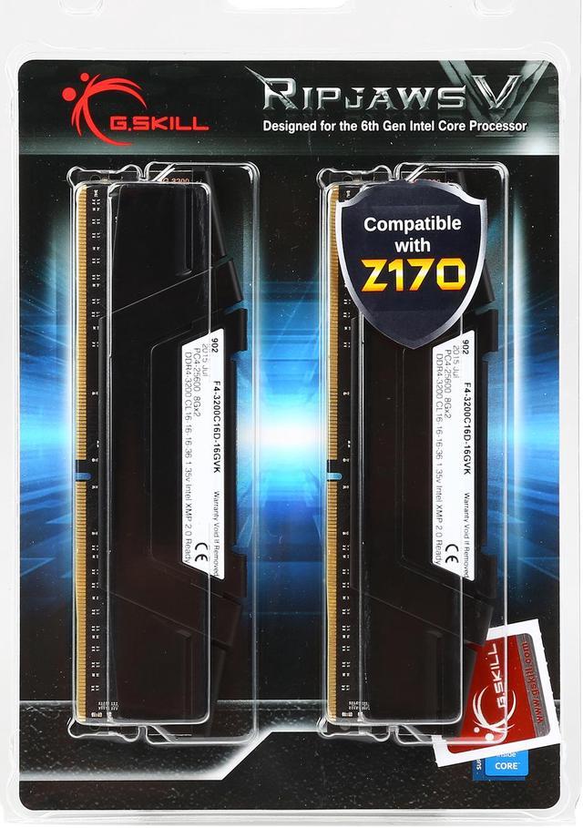 G.SKILL Ripjaws V Series 16GB (2 x 8GB) 288-Pin DDR4 SDRAM DDR4