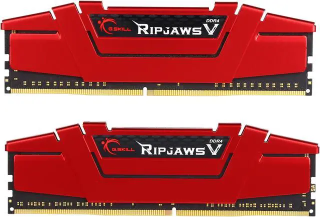 Alt view image 2 of 3 - G.SKILL Ripjaws V Series 16GB (2 x 8GB) DDR4 3000 (PC4 24000) Desktop Memory Model F4-3000C15D-16GVRB