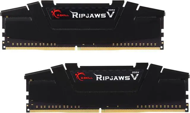Main image of G.SKILL Ripjaws V Series 32GB (2 x 16GB) 288-Pin DDR4 SDRAM DDR4 2400 (PC4 19200) Desktop Memory Model F4-2400C14D-32GVK