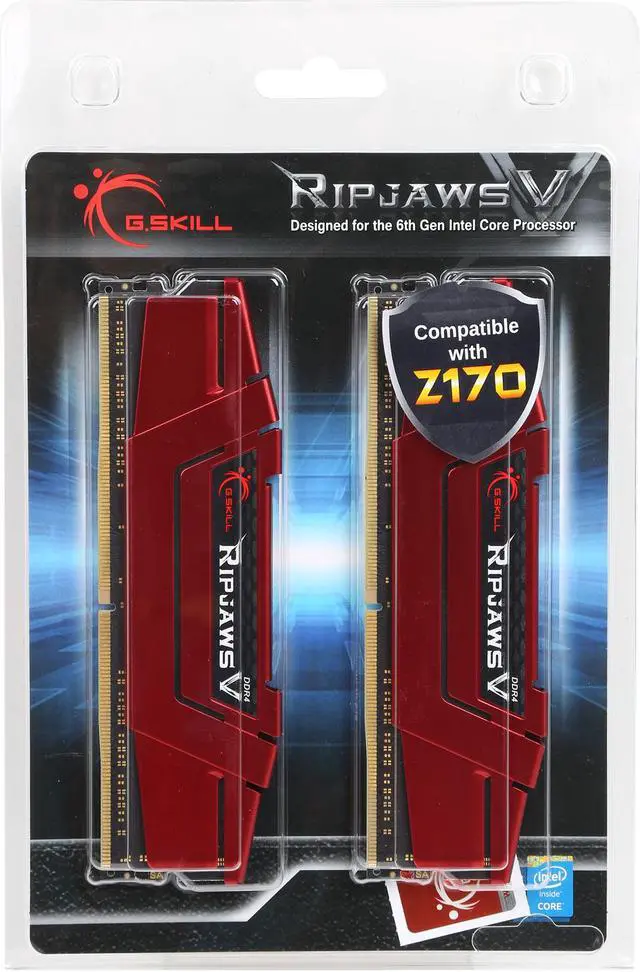 Alt view image 3 of 3 - G.SKILL Ripjaws V Series 32GB (2 x 16GB) 288-Pin DDR4 SDRAM DDR4 2666 (PC4 21300) Desktop Memory Model F4-2666C15D-32GVR