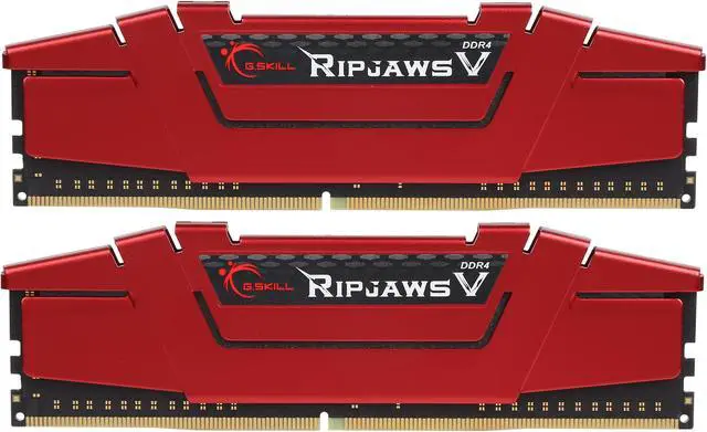 Main image of G.SKILL Ripjaws V Series 32GB (2 x 16GB) 288-Pin DDR4 SDRAM DDR4 3000 (PC4 24000) Desktop Memory Model F4-3000C15D-32GVR